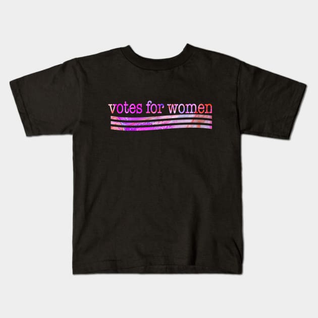 Votes for Women Kids T-Shirt by Yous Sef